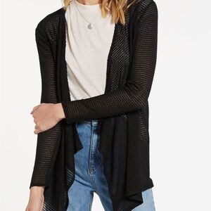 Volcom Go Go Wrap Cardigan in Black